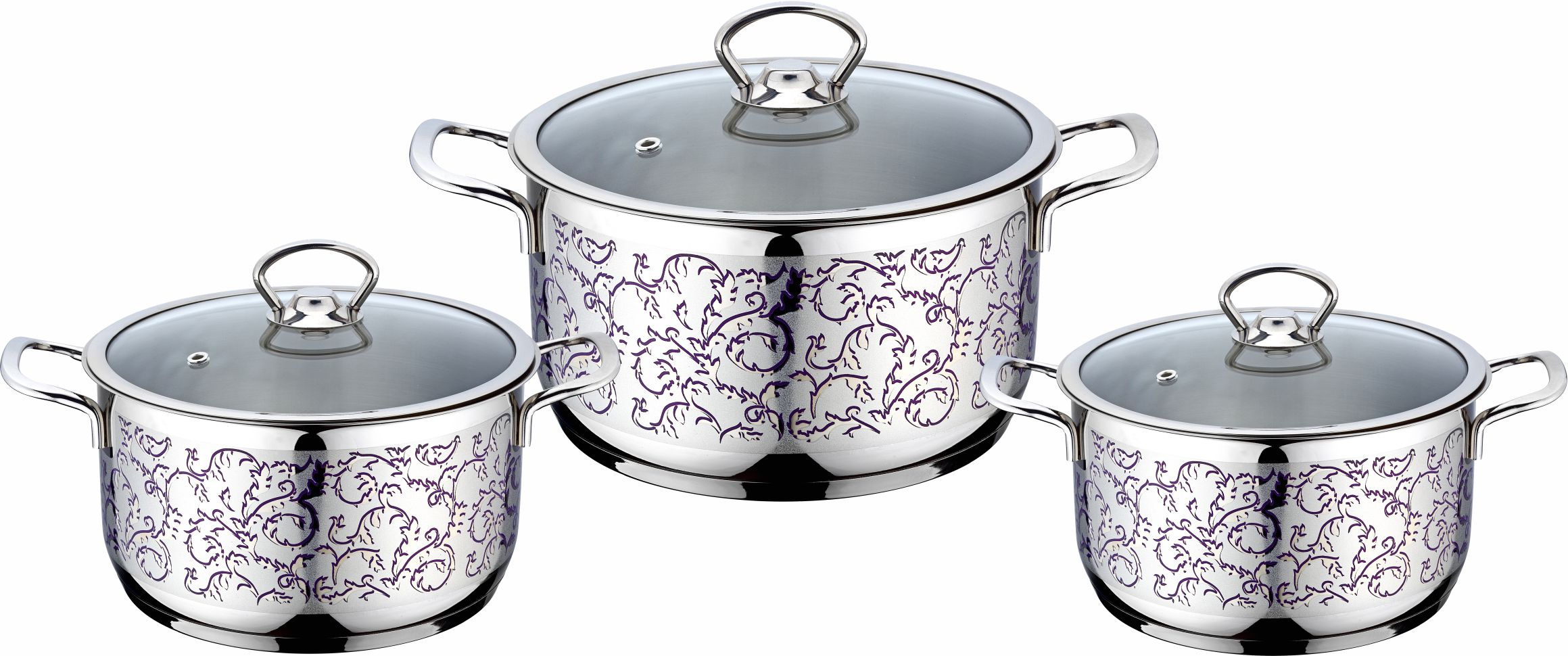 Moonalight 304 Decorated 6 Piece Set