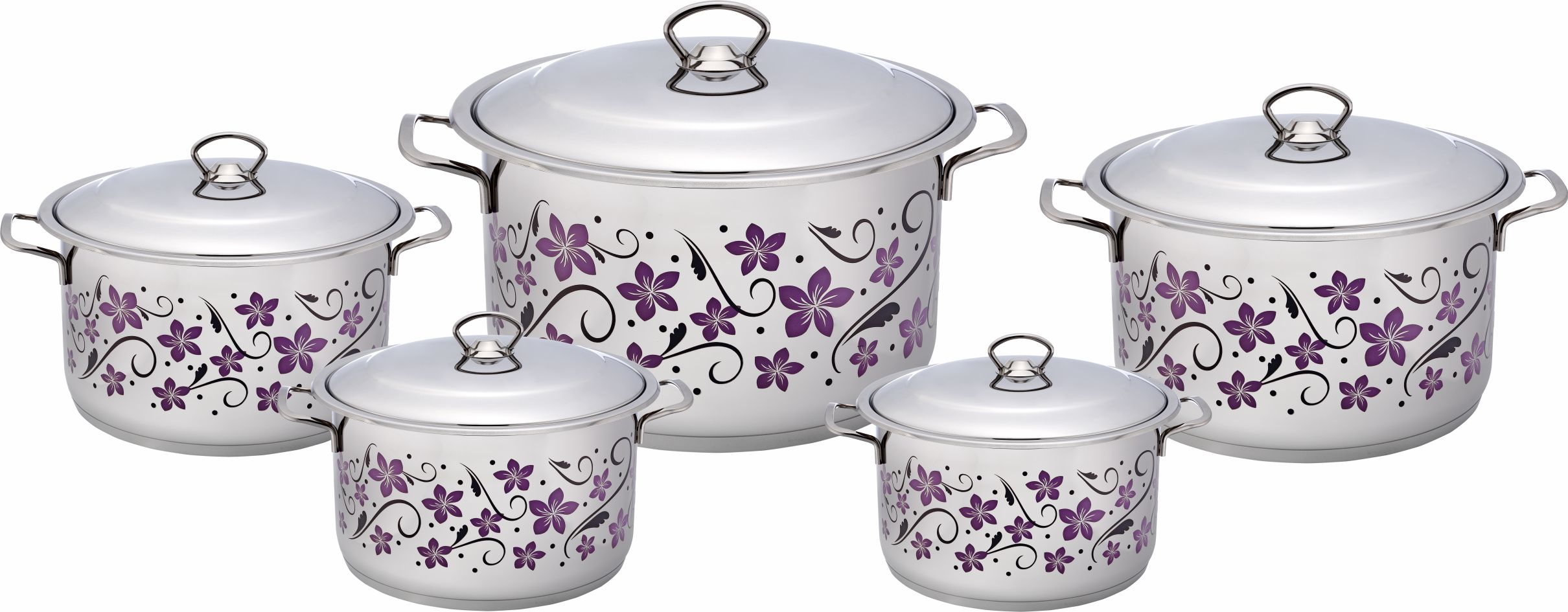 Moonalight 304 Decorated 10 Piece Set